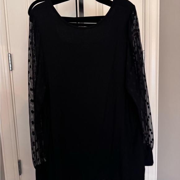 Torrid Black Boxy Long Sleeve Blouse - Picture 3 of 5